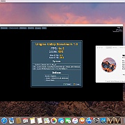 Zrzut ekranu 2016-12-15 o 13.20.51  Test programem Unigine Valley Benchmark 1.0. Ustawienia 1280x720 Basic.